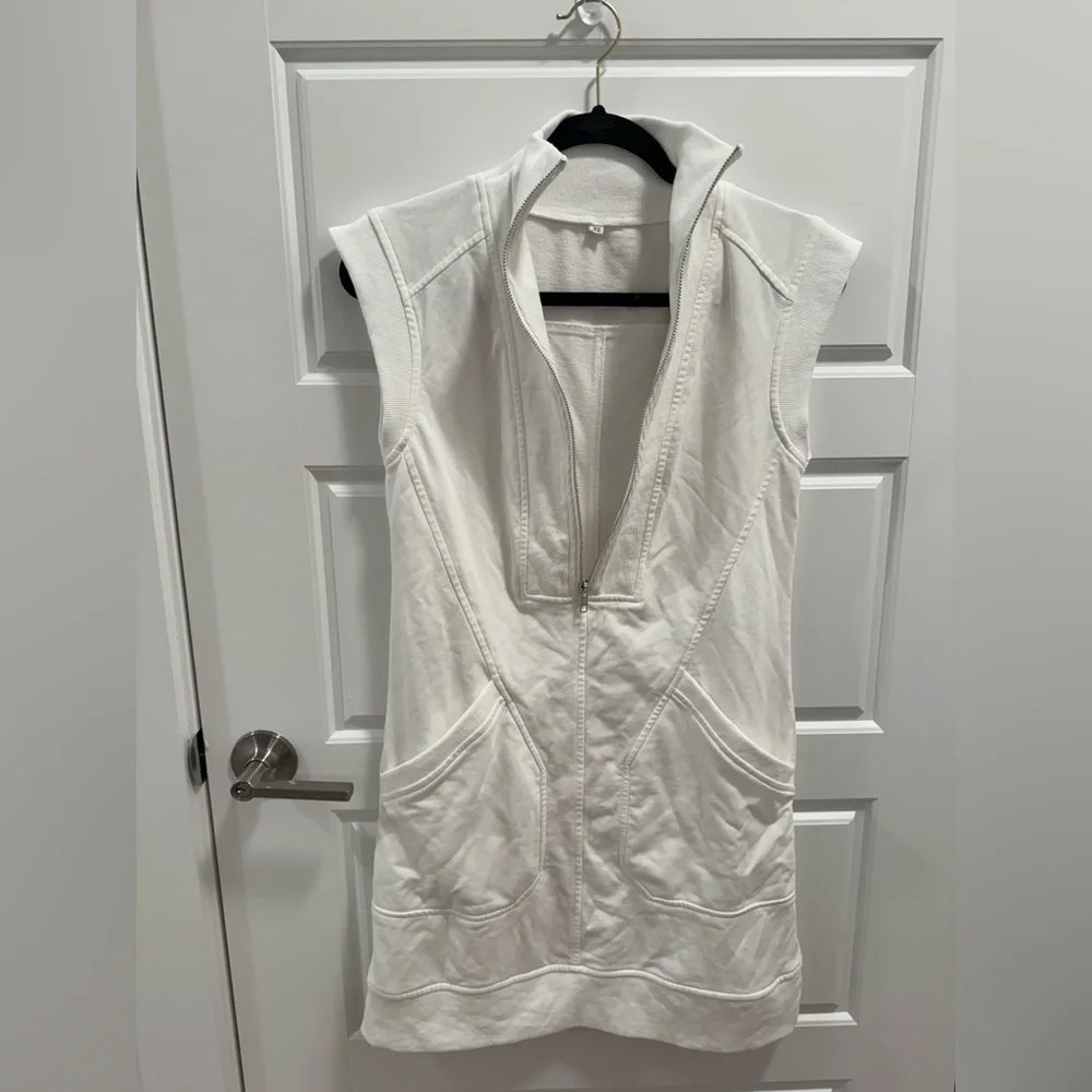 Women’s Half Zip Sweatshirt Dress With Pockets Size XS - Picture 5 of 6